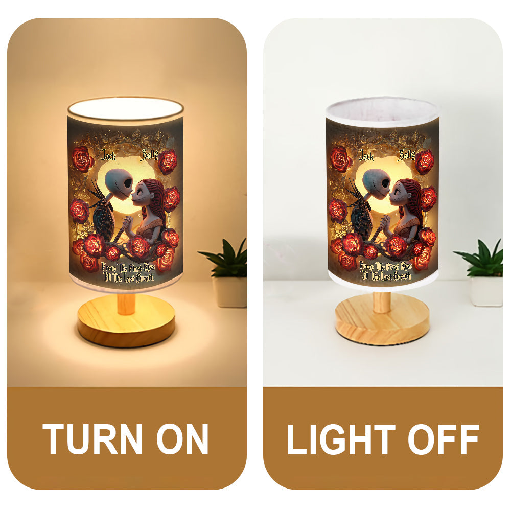 The Nightmare - Personalized Nightmare Table Lamp With Wood Base