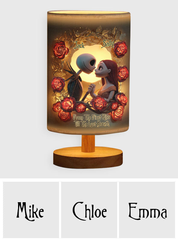 The Nightmare - Personalized Nightmare Table Lamp With Wood Base