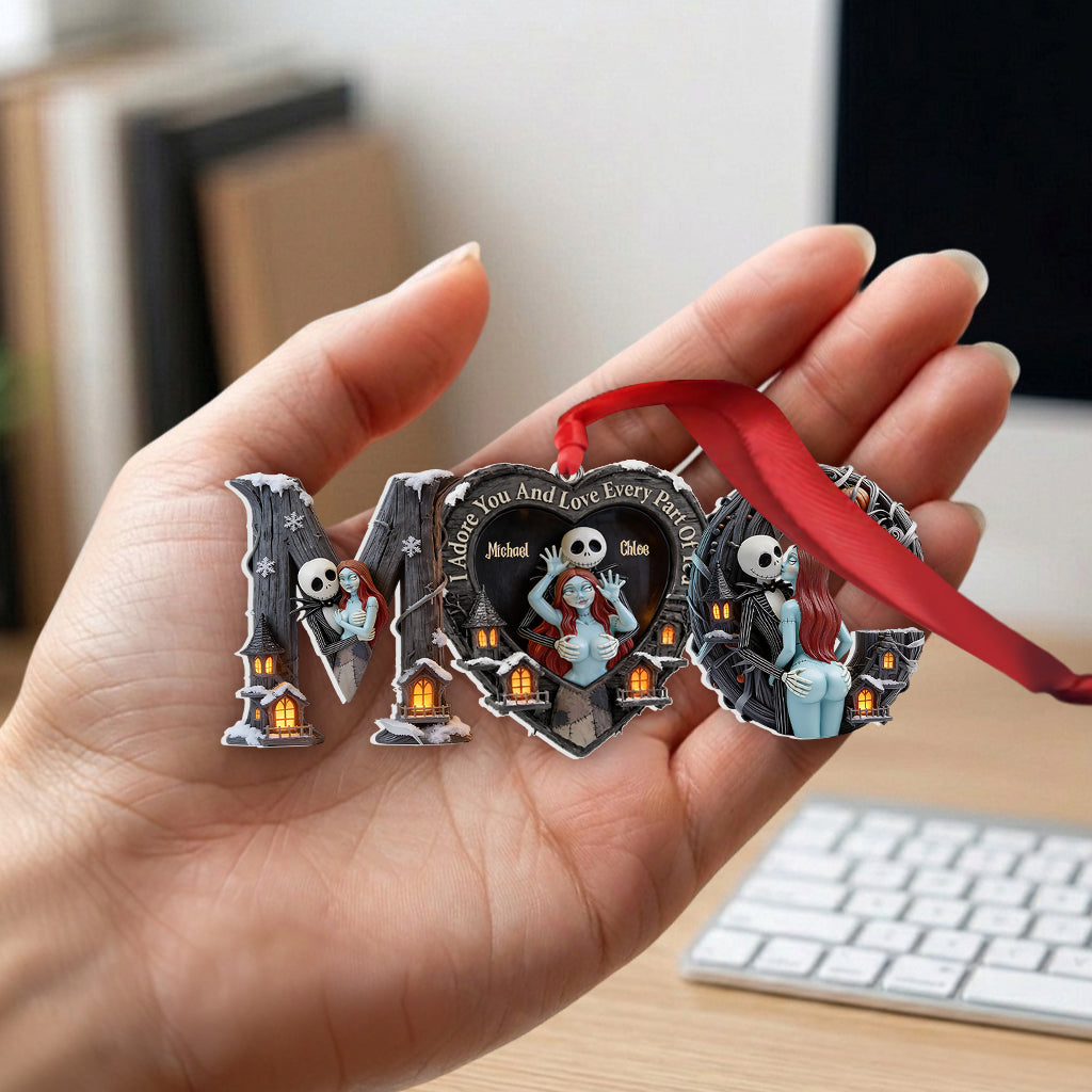 I Love You - Personalized Nightmare Premium 3D Ornament