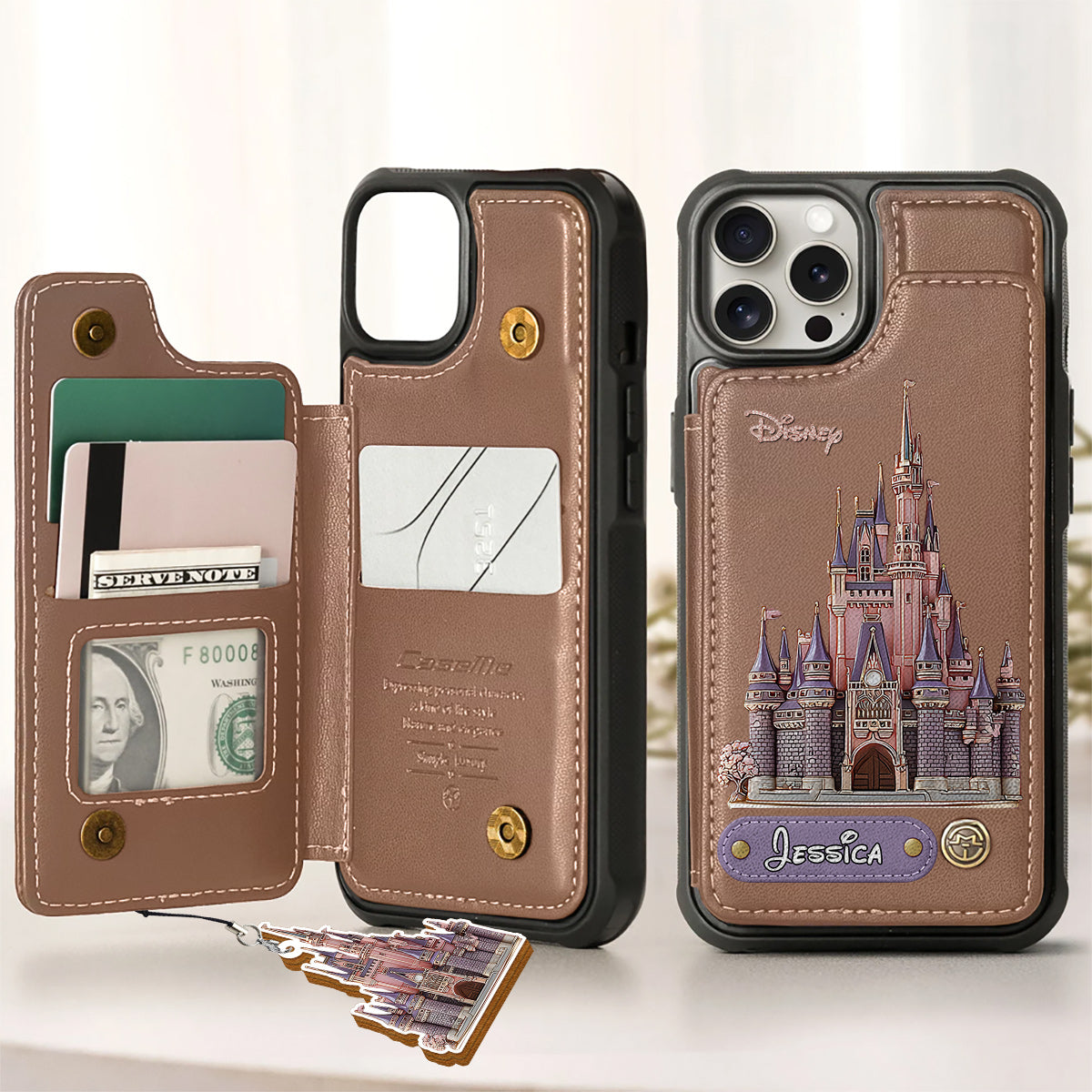 Magical Day Custom Name - Personalized Mouse Wallet Phone Case