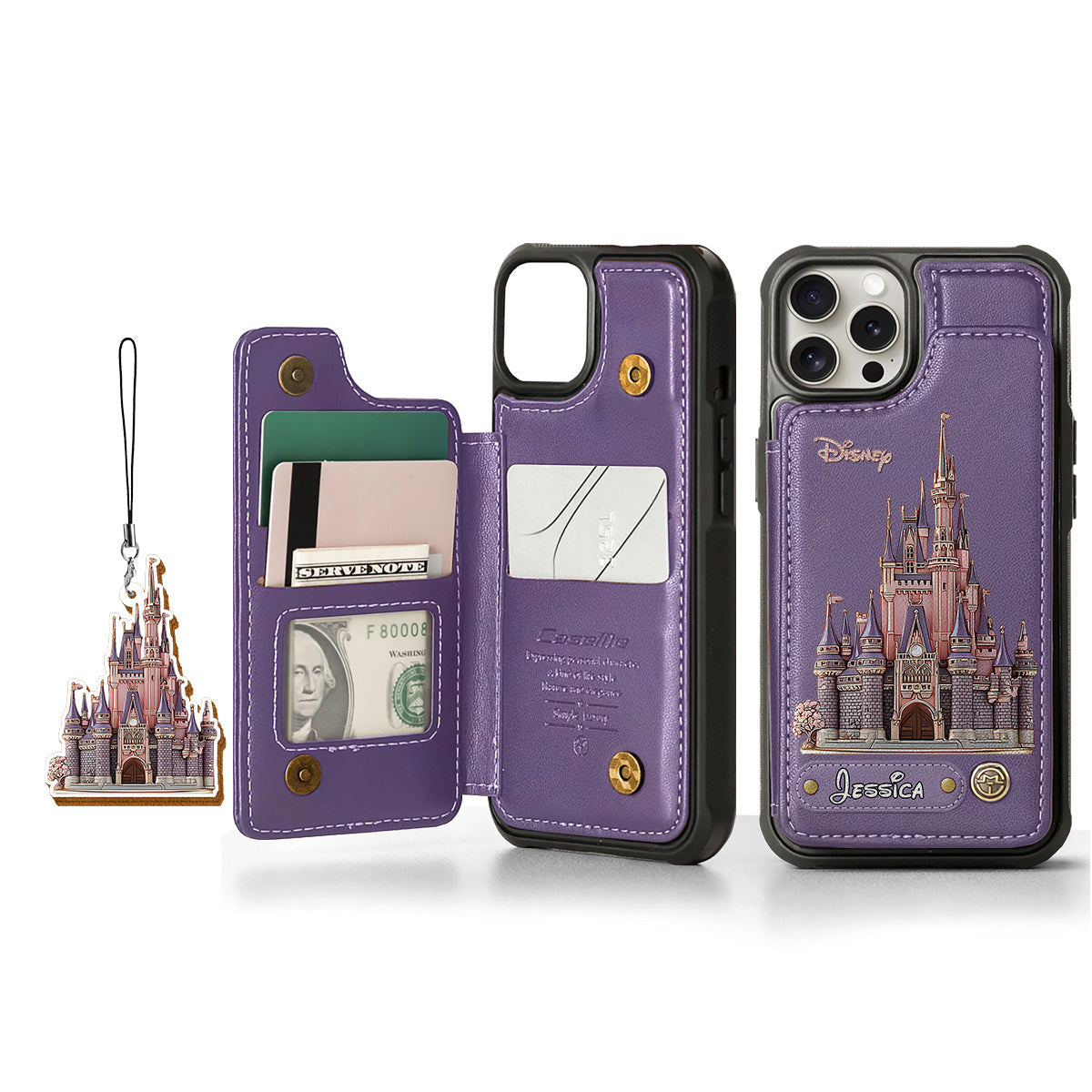 Magical Day Custom Name - Personalized Mouse Wallet Phone Case
