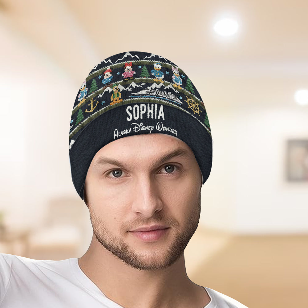 Alaska Trip - Personalized Mouse Beanie Hat