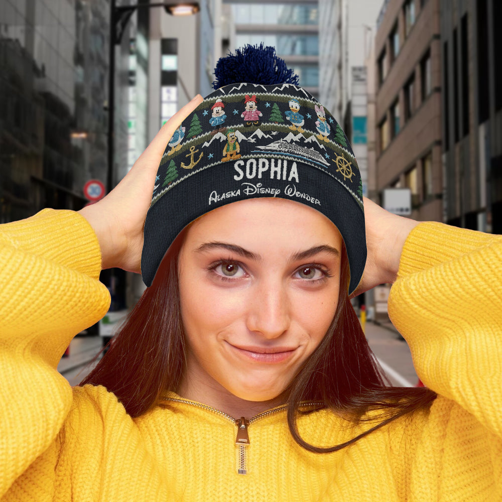 Alaska Trip - Personalized Mouse Beanie Hat