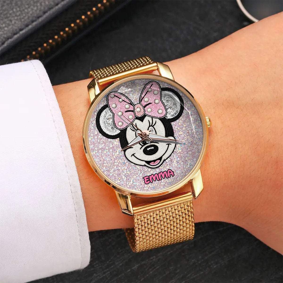 Magical Moments - Personalized Mouse Women Hand Watch