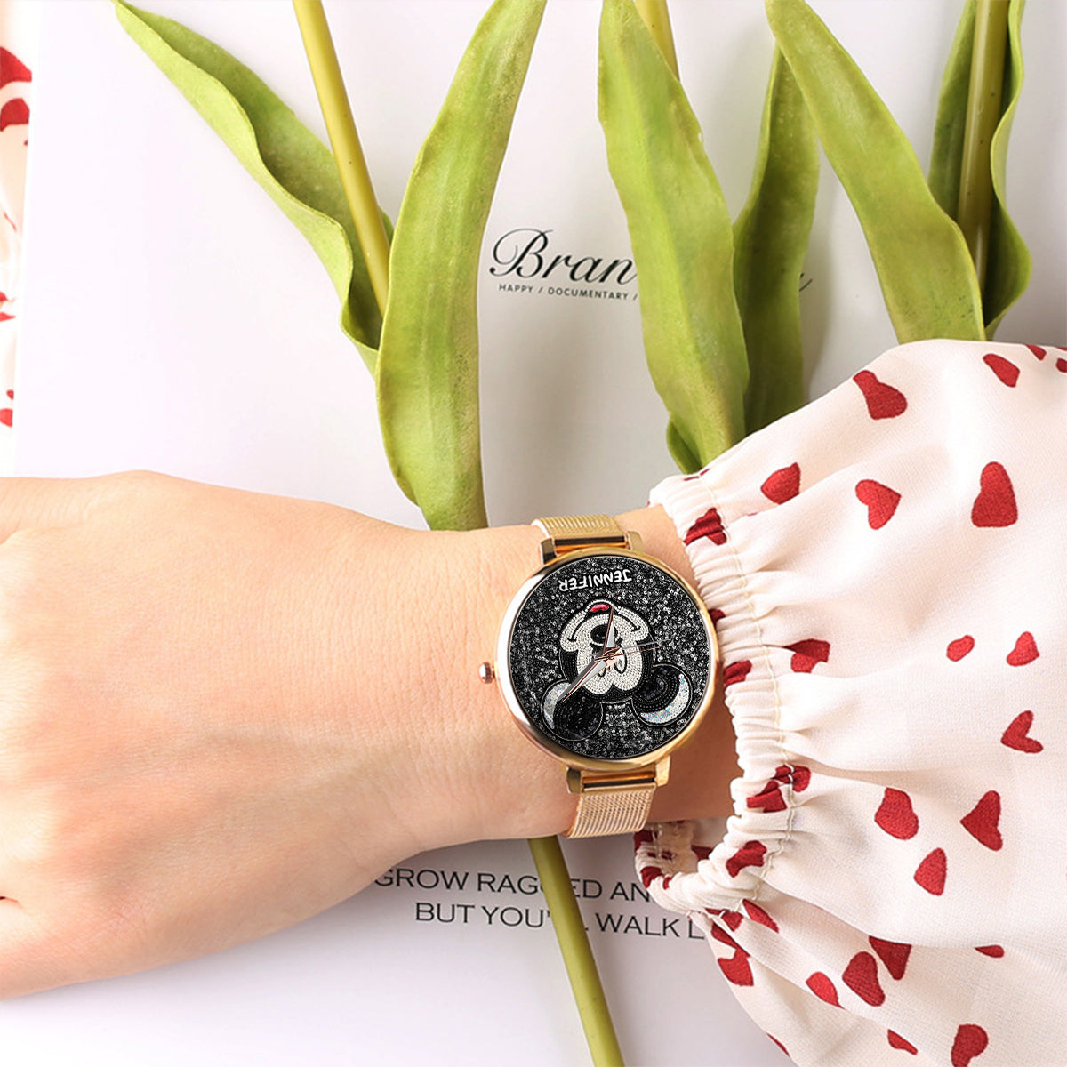 Magical Moments - Personalized Mouse Women Hand Watch