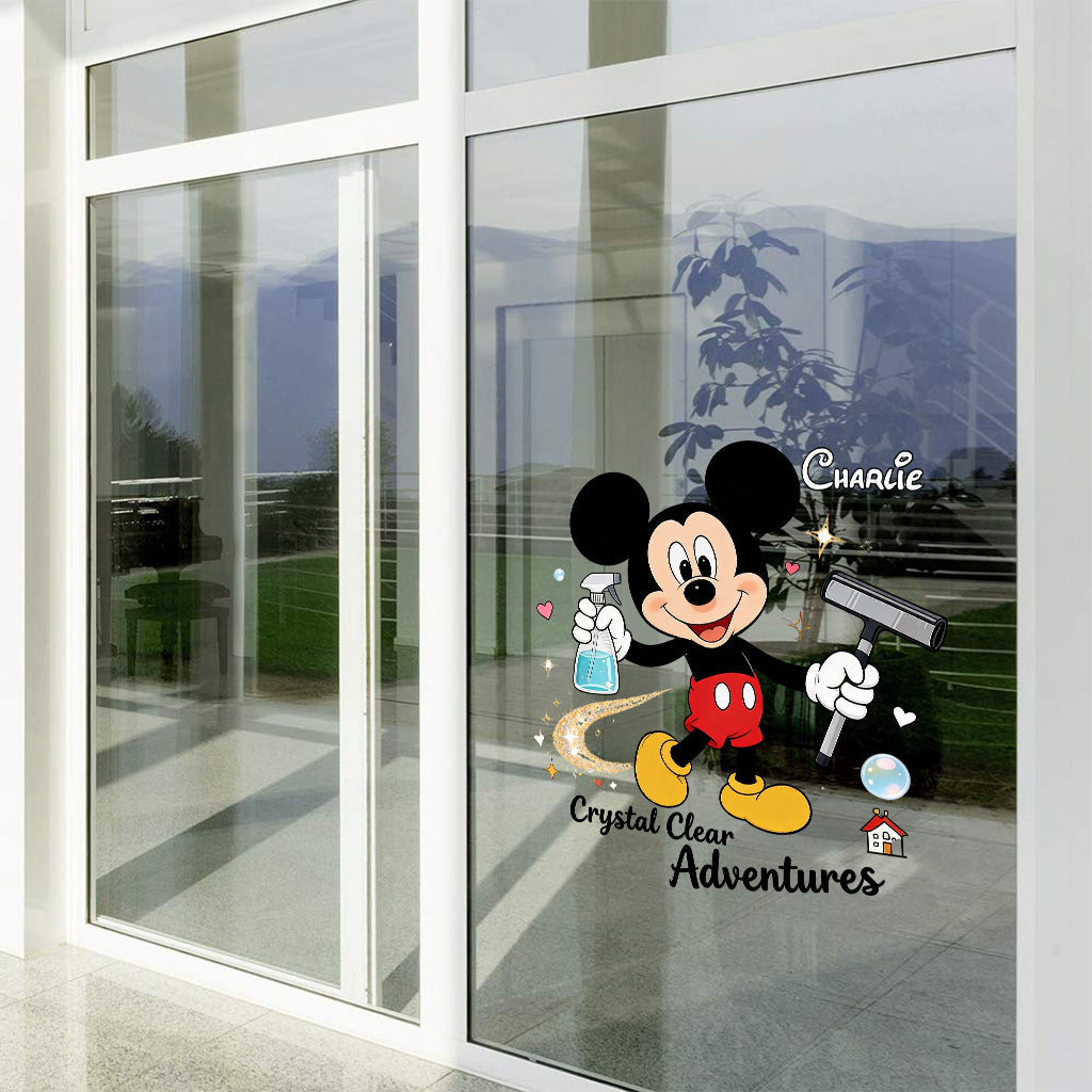 Crystal Clear Adventures - Personalized Mouse Decal Full