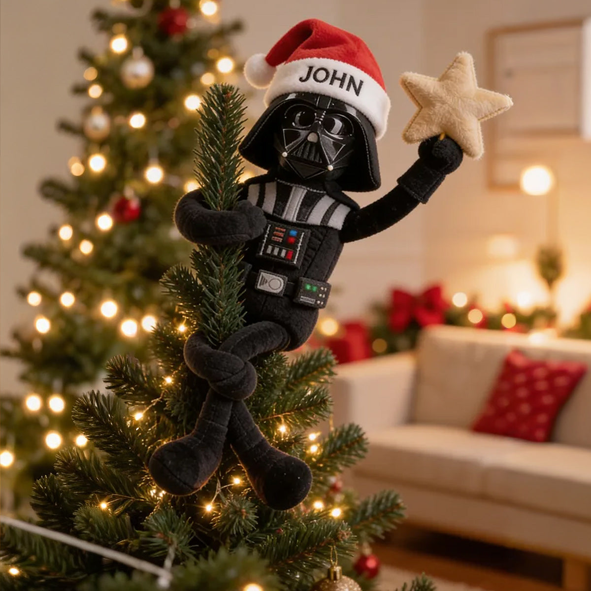 Funny Star Conqueror - Personalized The Force Posable Plush Doll