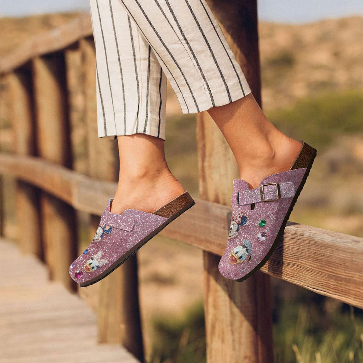 Friends - Personalized Mouse Clogs With Arch Support