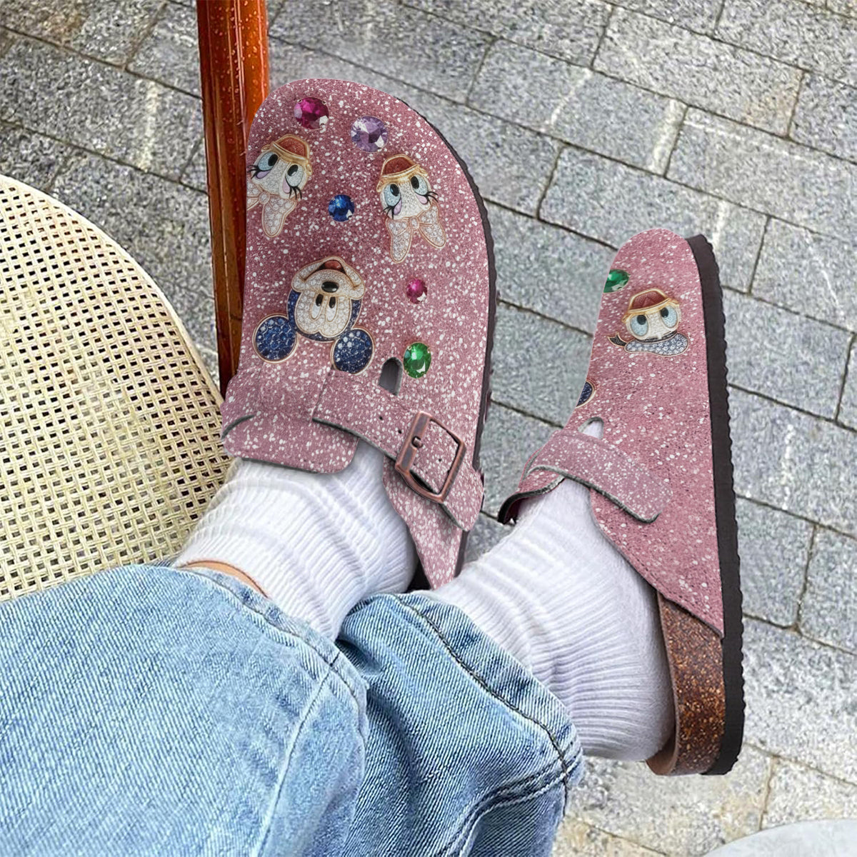 Friends - Personalized Mouse Clogs With Arch Support