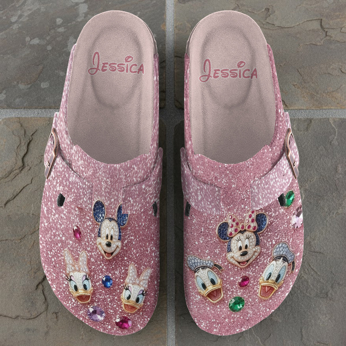 Friends - Personalized Mouse Clogs With Arch Support