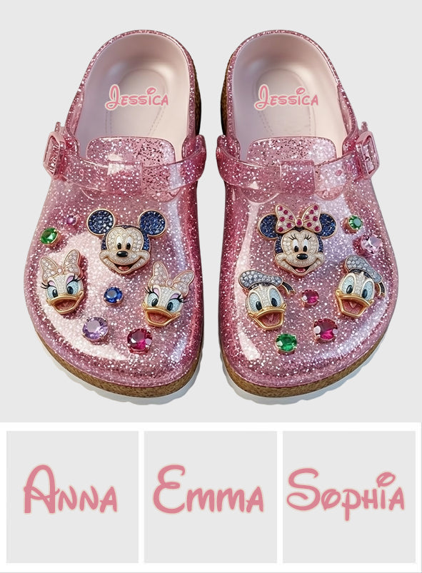 Friends - Personalized Mouse Clogs With Arch Support