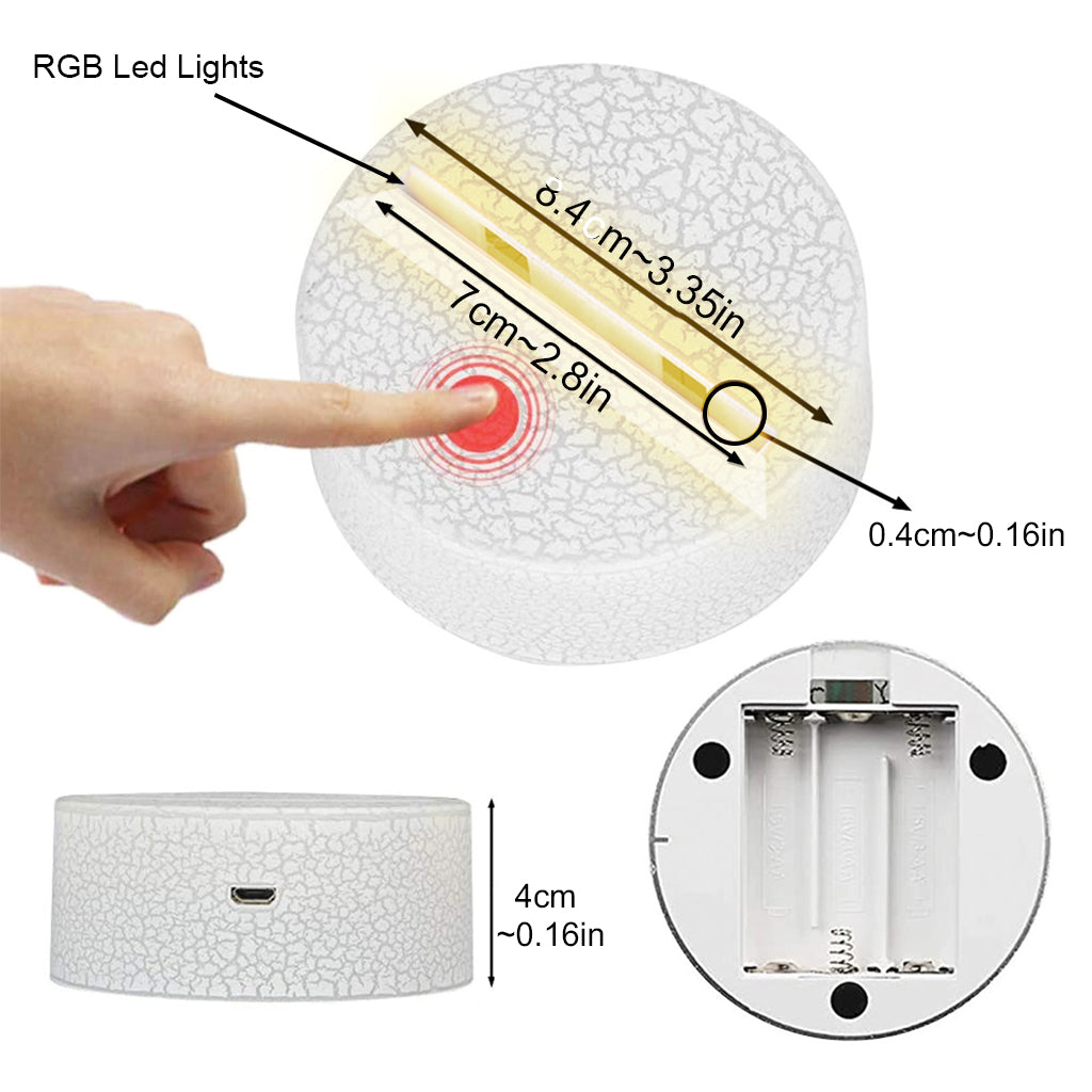 Magic Grandma - Personalized Mouse Shaped Plaque Light Base