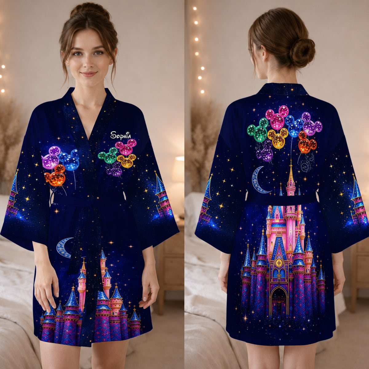 Believe In Magic - Personalized Dream Trip Satin Robe