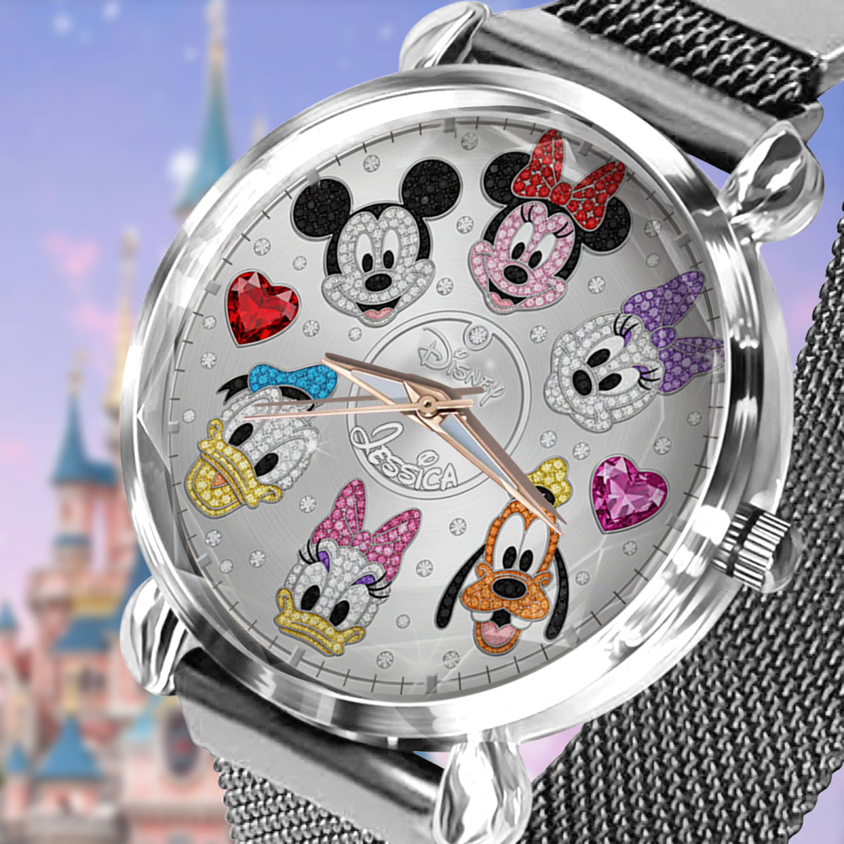 Magical World - Personalized Mouse Women Hand Watch