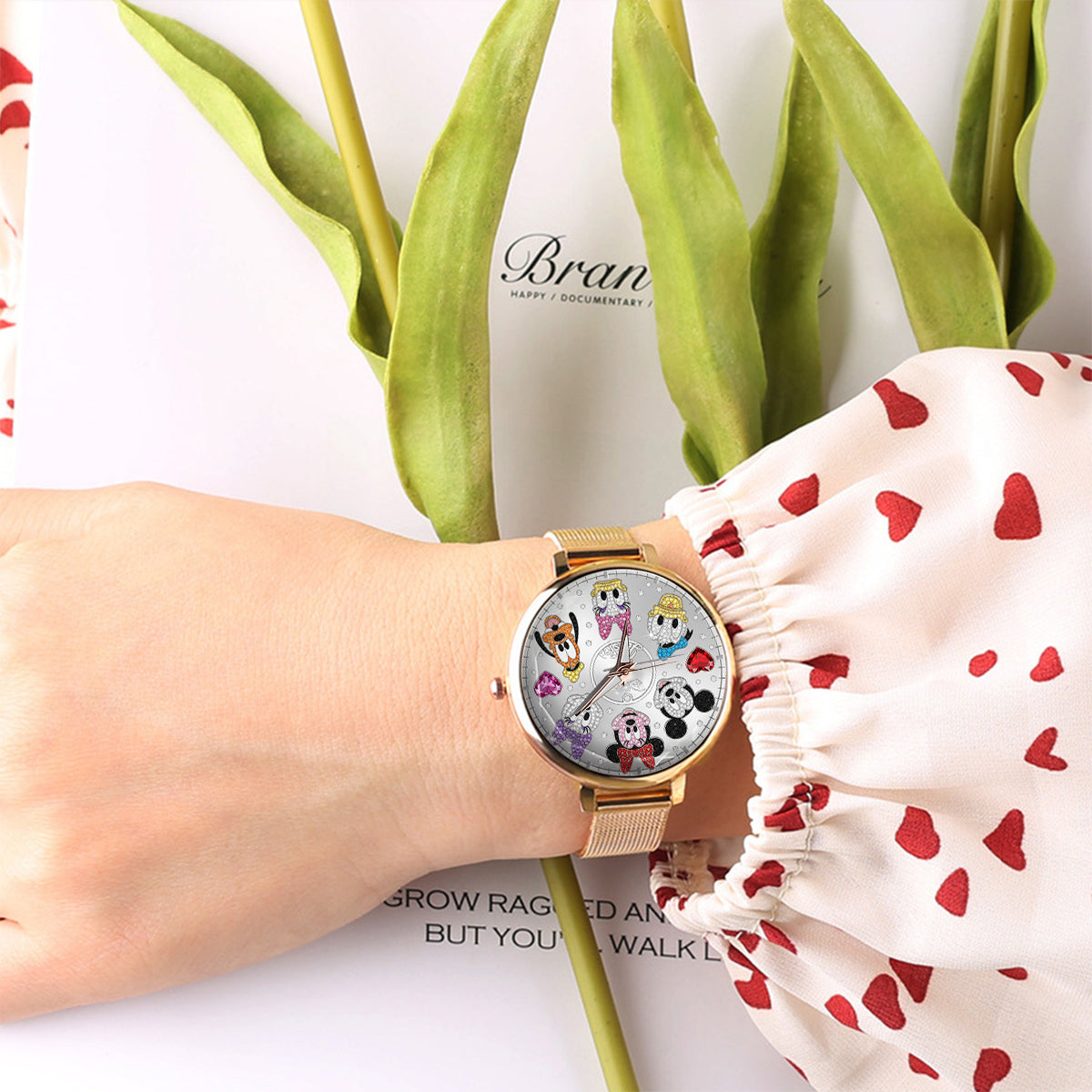Magical World - Personalized Mouse Women Hand Watch