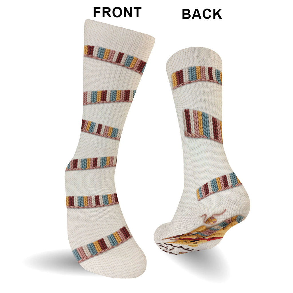 Sh... I'm Crocheting - Personalized Crocheting Socks