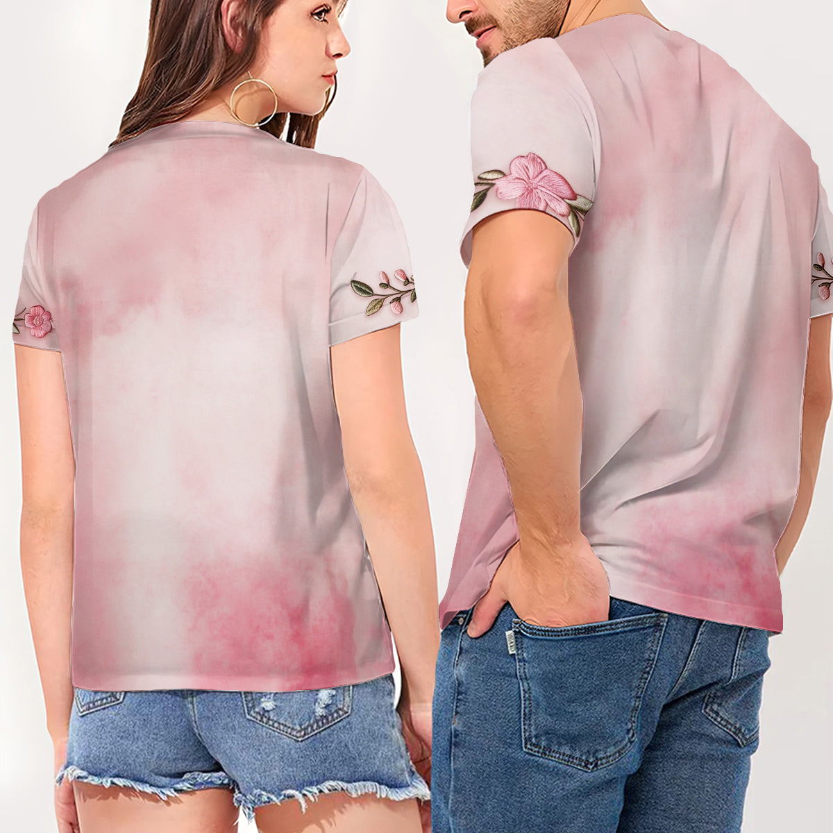 Stronger Than Ever - Personalized Breast cancer Fully Printed V-Neck T-Shirt
