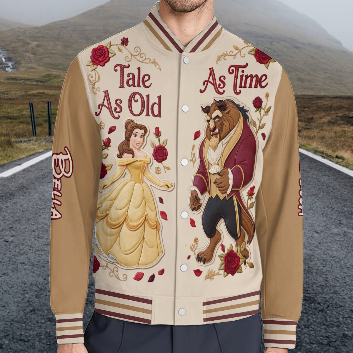 Tale As Old As Time - Personalized Beauty And The Beast Varsity Jacket