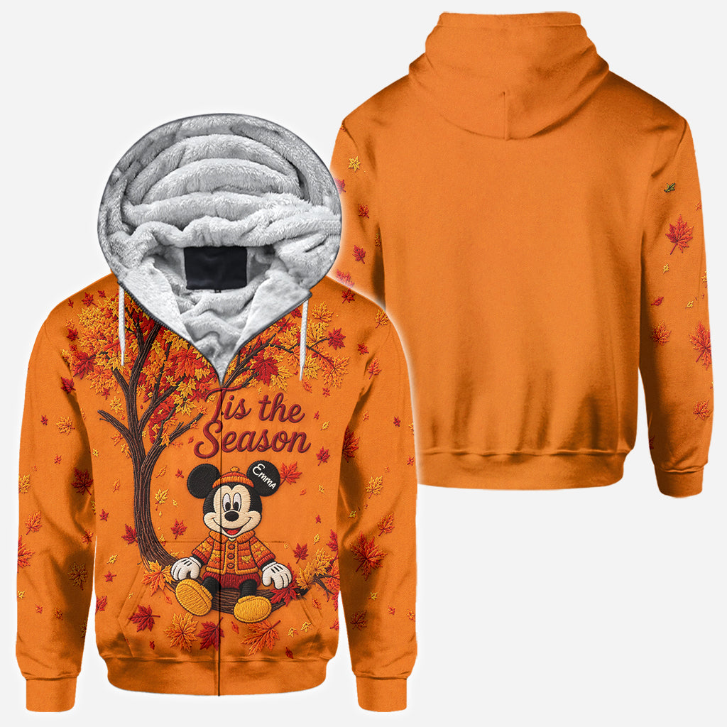 Cute Cartoon Mouse Autumn - Personalized Mouse All Over Shirt