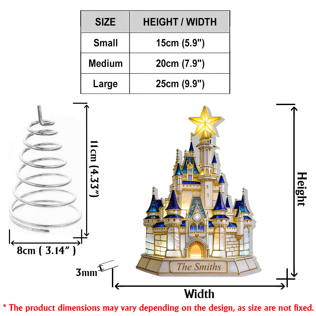 Magic Night - Personalized Dream Trip LED Light Tree Topper