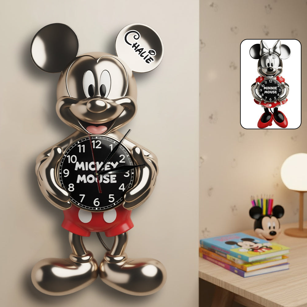 Magical Mouse Clock - Personalized Mouse LED Light Wall Clock