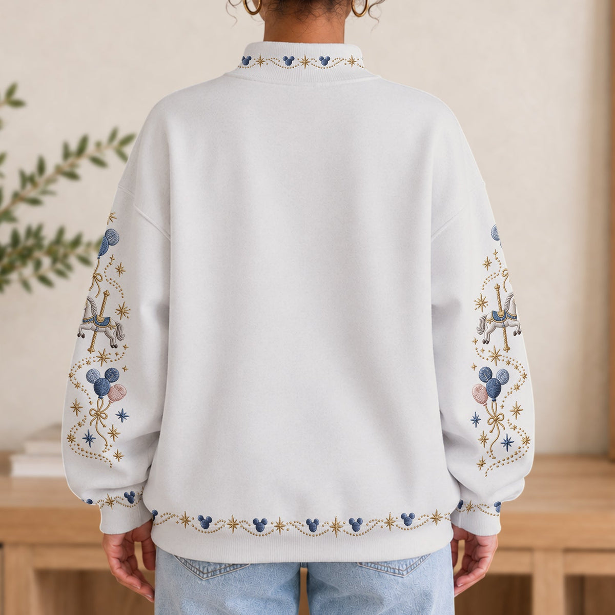 Magical - Personalized Dream Trip Mock Neck Sweatshirt