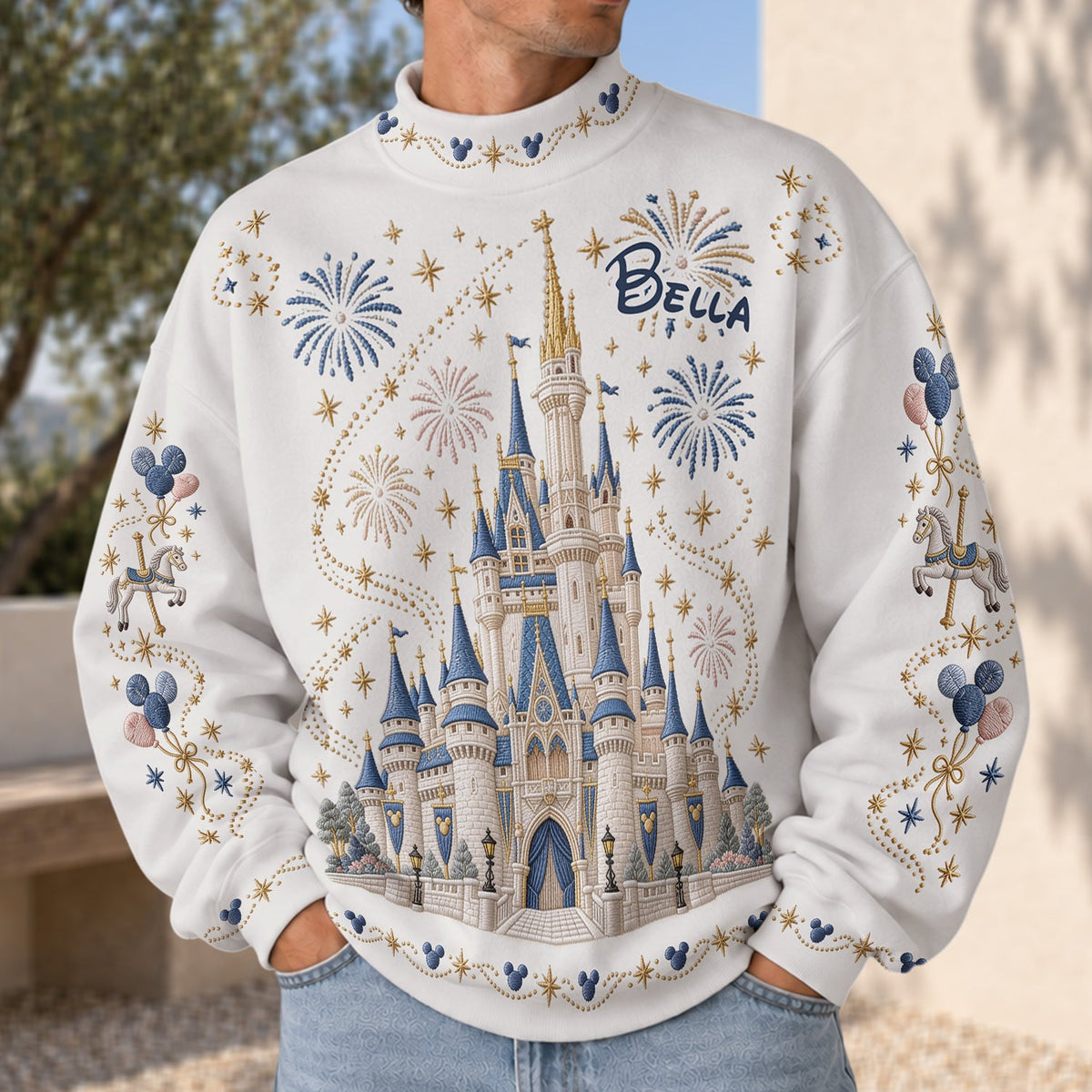 Magical - Personalized Dream Trip Mock Neck Sweatshirt