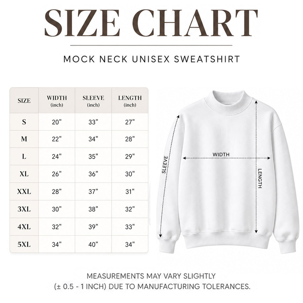 Magical - Personalized Dream Trip Mock Neck Sweatshirt