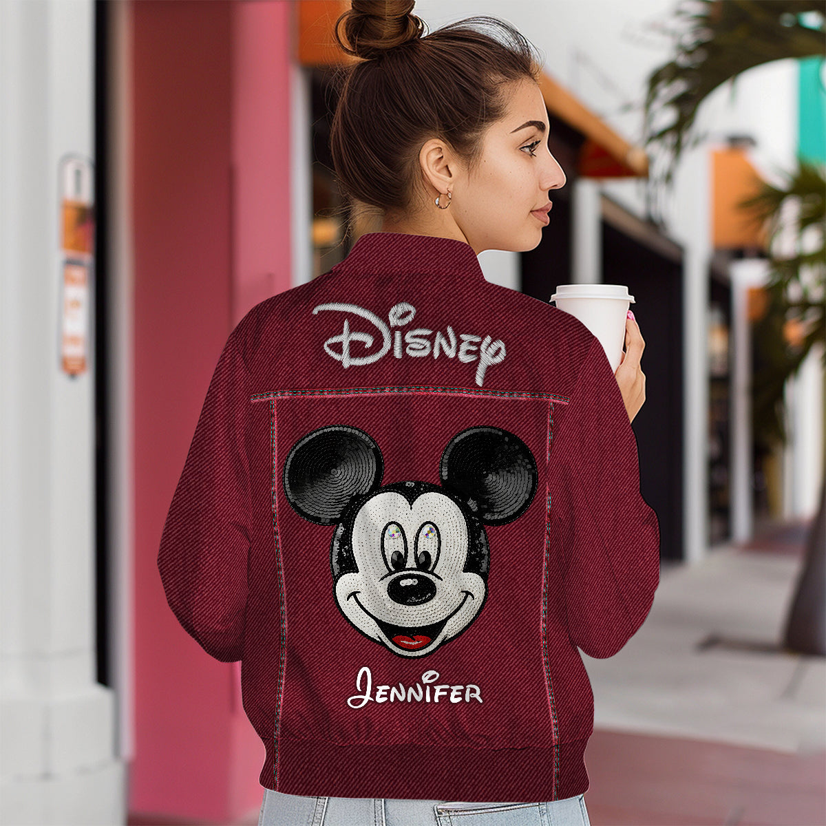 Dream Magic Custom Name - Personalized Mouse Bomber Jacket