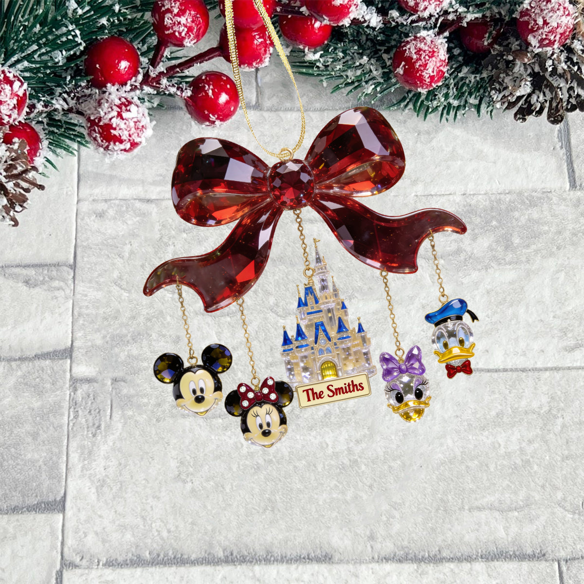 Believe In Magic - Personalized Dream Trip Ornament With Charm