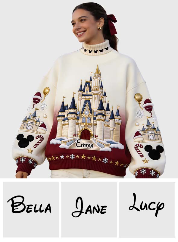Magic Castle - Personalized Dream Trip Mock Neck Sweatshirt