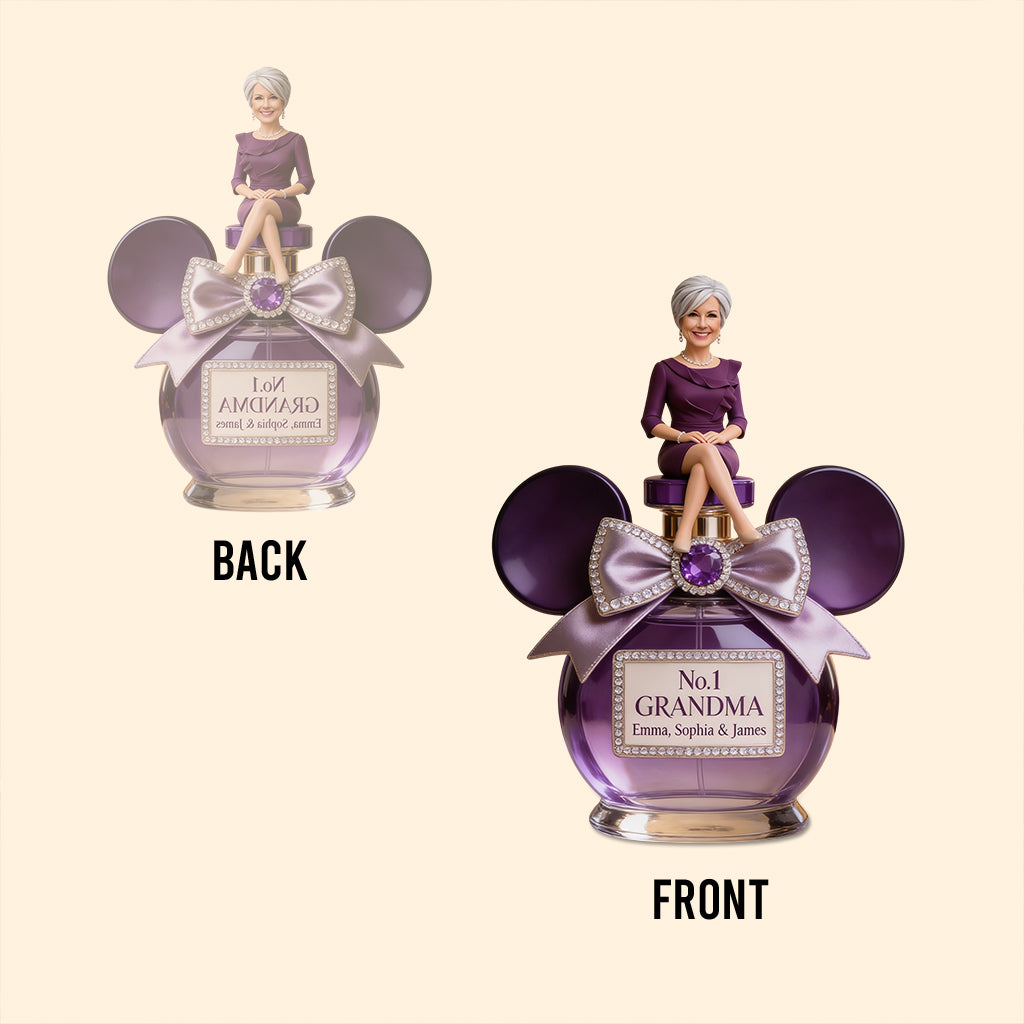 Custom Any Photo Magical Grandma/Mom - Personalized Mouse Custom Shaped Acrylic Plaque