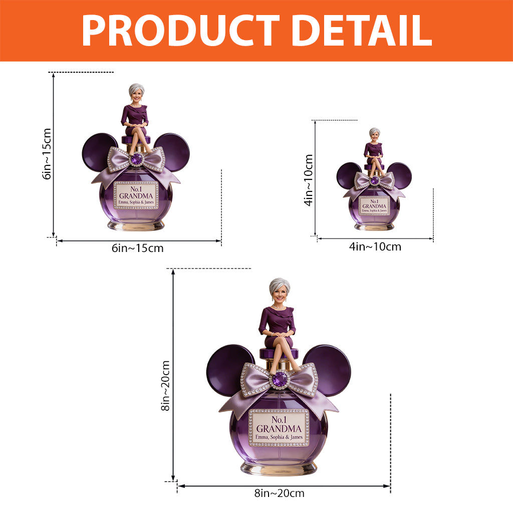 Custom Any Photo Magical Grandma/Mom - Personalized Mouse Custom Shaped Acrylic Plaque