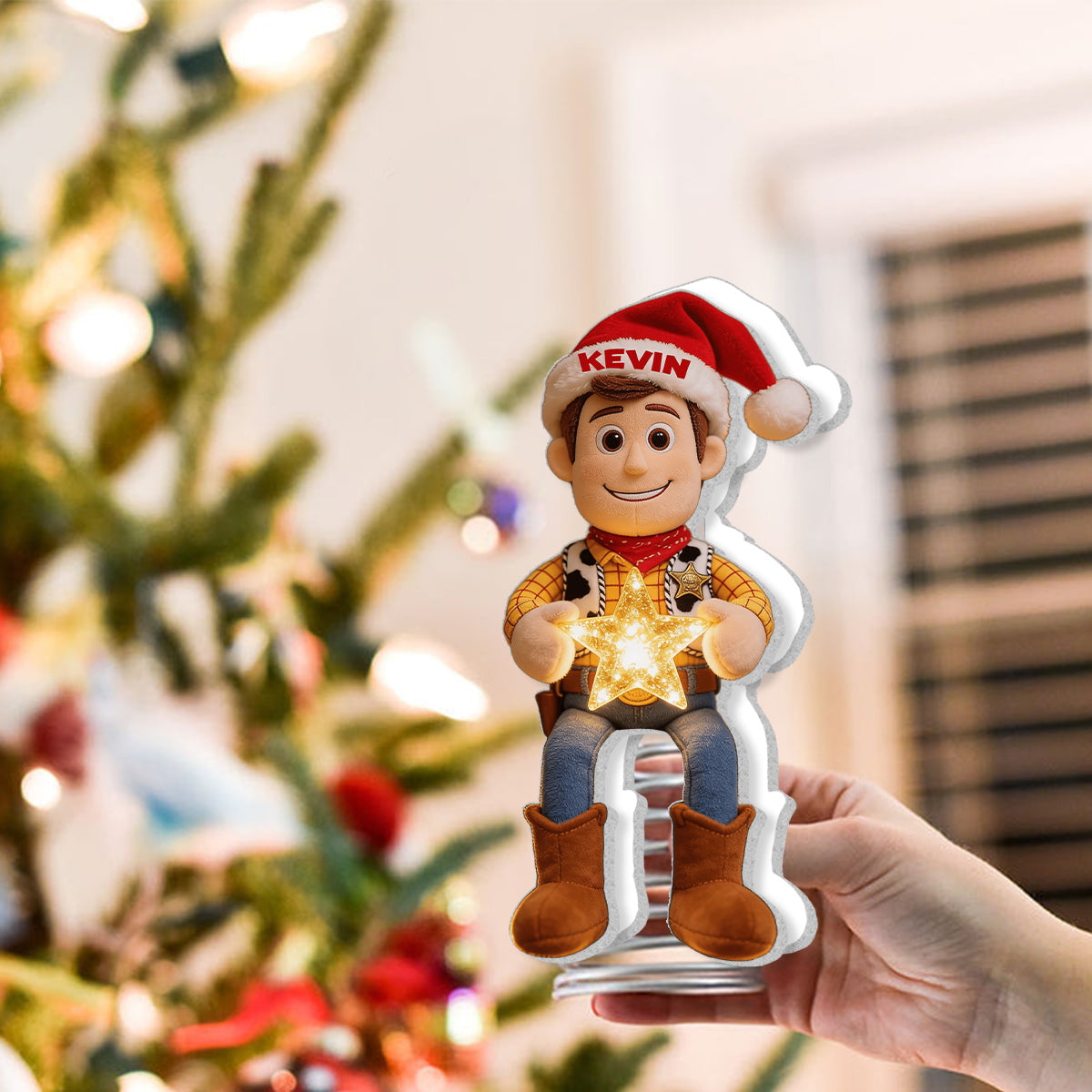 Christmas Story - Personalized Movie For Kids LED Light Tree Topper