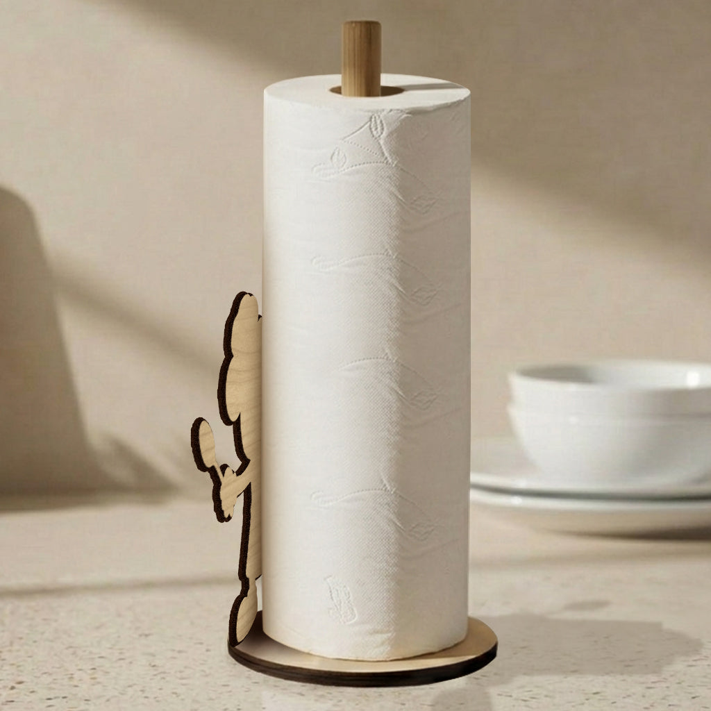 Won't Make Itself - Personalized Mouse Paper Towel Stand
