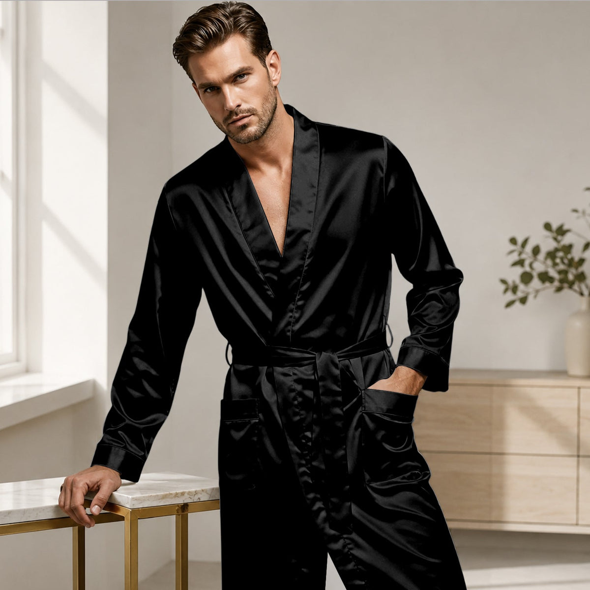 Till Death Do Us Part - Personalized Nightmare Satin Robe