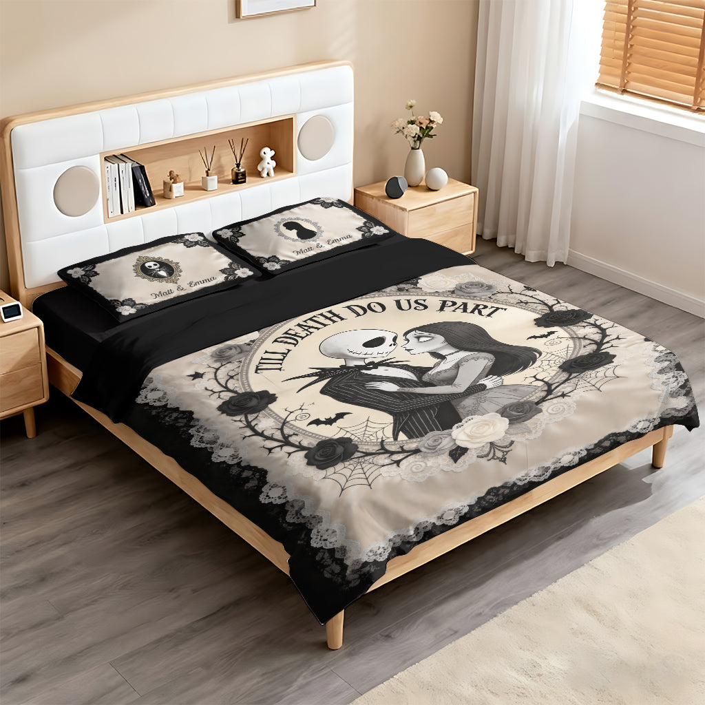 Till Death Do Us Part - Personalized Nightmare Bedding Set