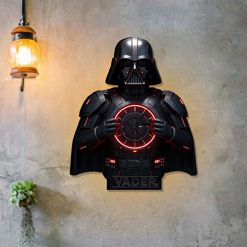 The Force - Personalized The Force LED Light Wall Clock