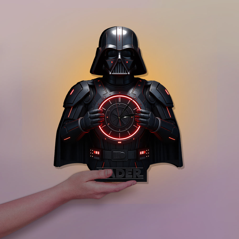 The Force - Personalized The Force LED Light Wall Clock