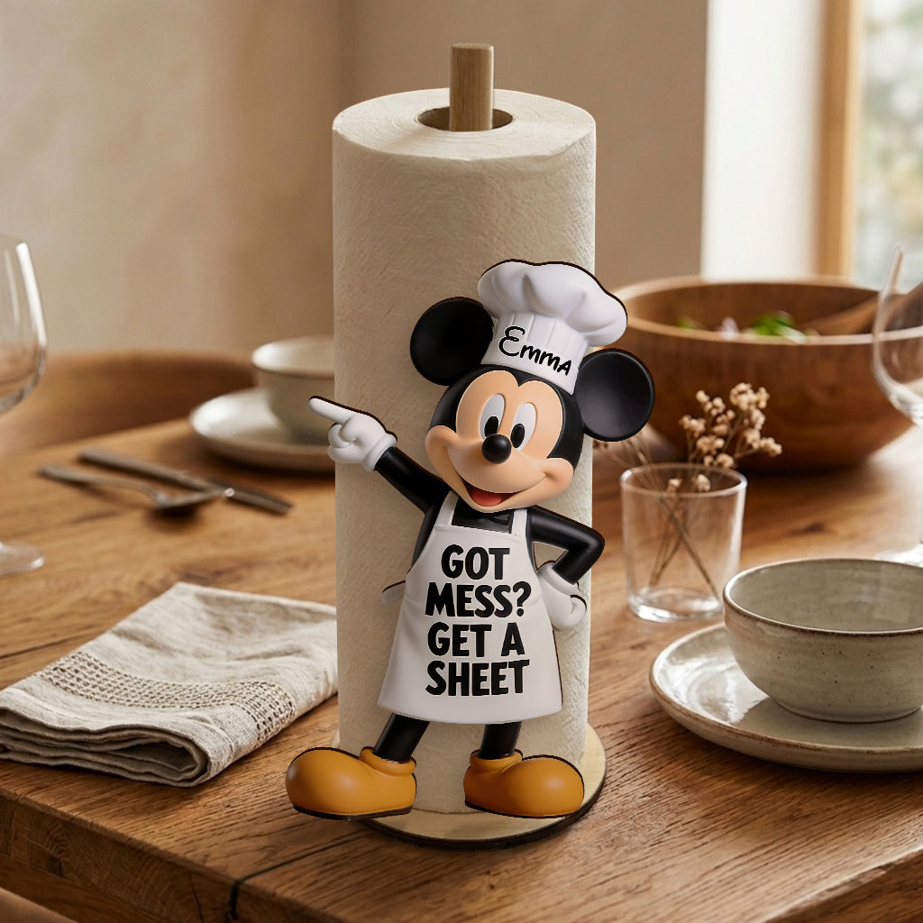 Get A Sheet - Personalized Mouse Paper Towel Stand