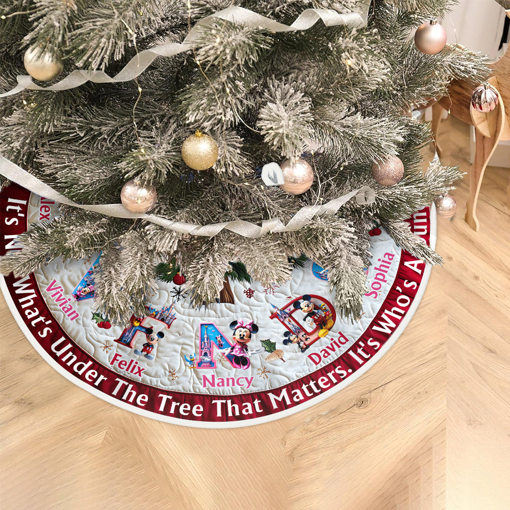 Magical Family - Personalized Mouse Tree Skirt