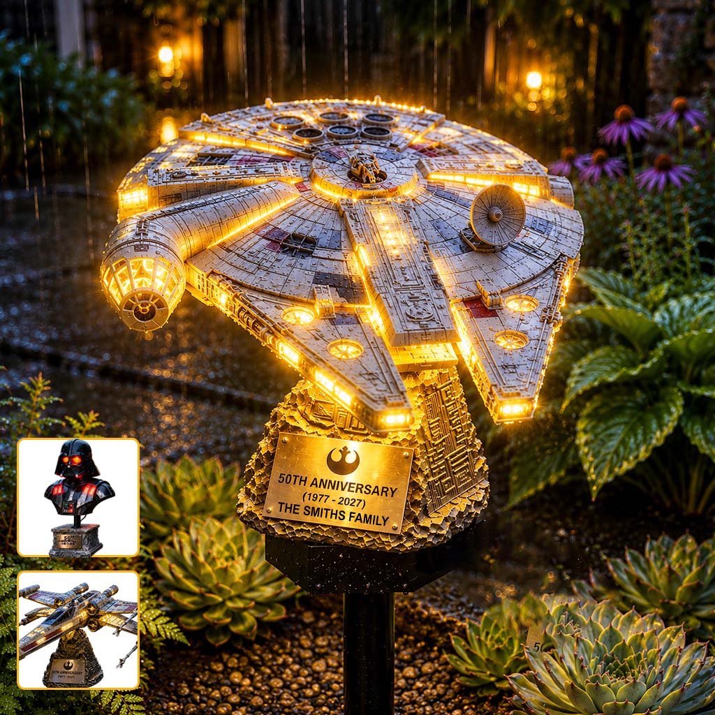 Keep Them Safe - Personalized The Force Solar Acrylic Light