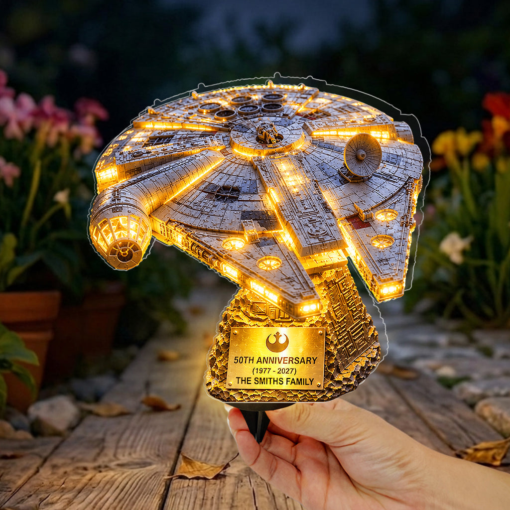 Keep Them Safe - Personalized The Force Solar Acrylic Light