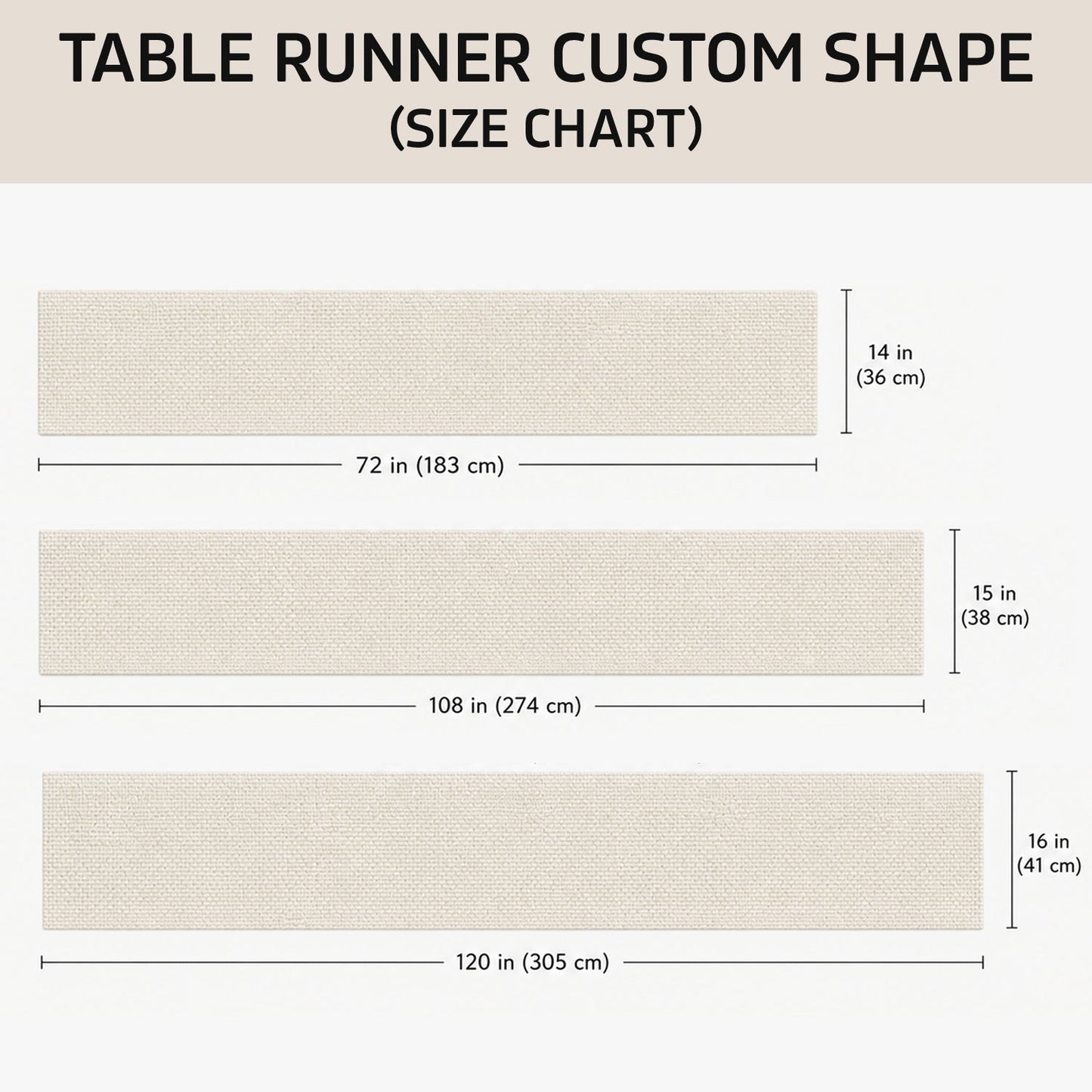 Wonderful Time Of The Year - Personalized Yellow Bear Table Runner Custom Shape