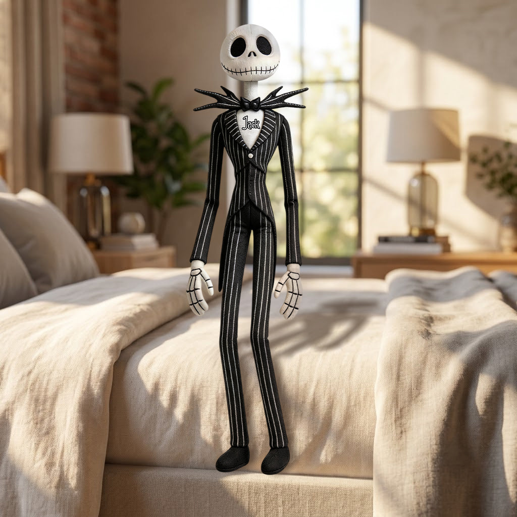 Funny Spooky Couple Doll - Personalized Nightmare Posable Plush Doll