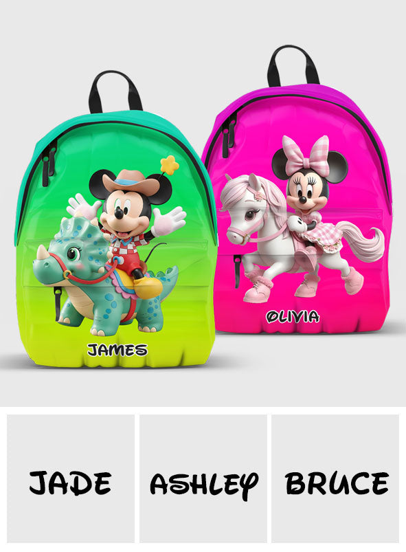 Magical Mouse Friends - Personalized Kid Backpack