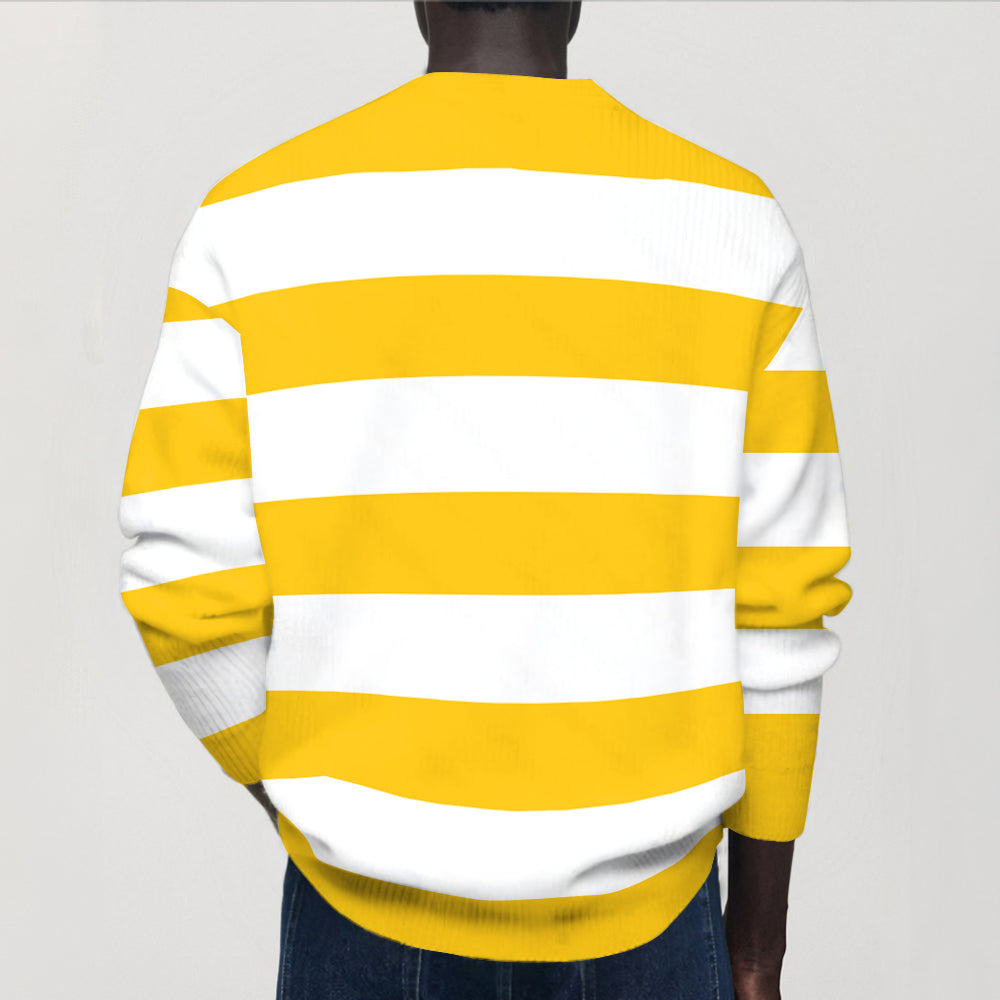 Friends - Personalized Yellow Bear Cardigan Sweater