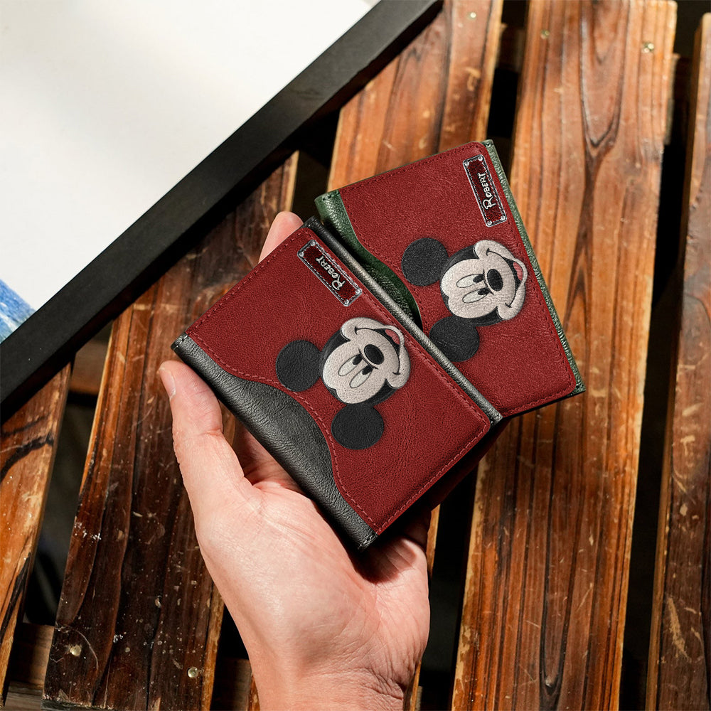 Dream Magic Custom Name - Personalized Mouse Magsafe Wallet