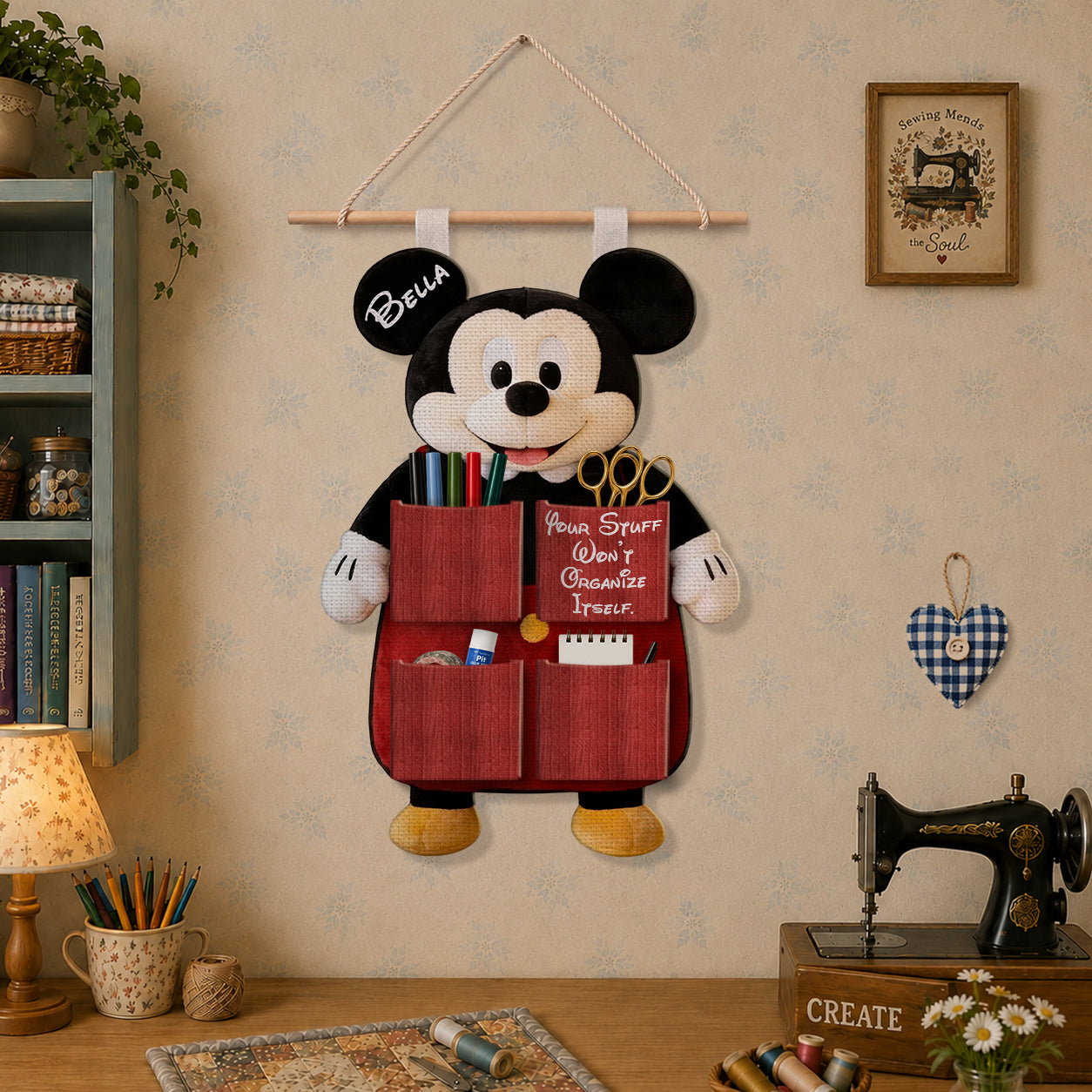 Magical Mouse - Personalized Mouse Hanging Organizer