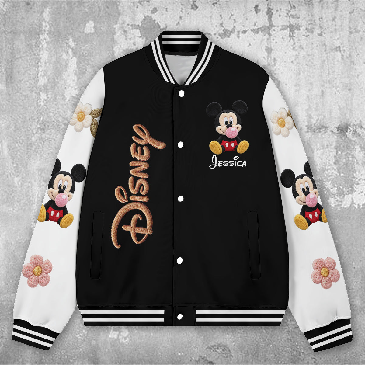 Believe In Magic - Personalized Mouse Varsity Jacket
